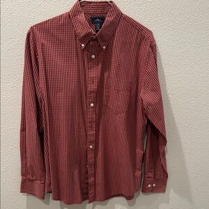 Dockers Red Checkered Men's Shirt